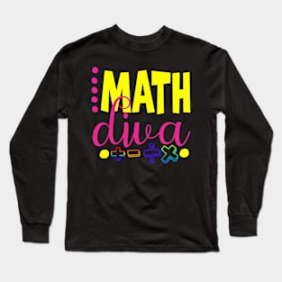 Math Diva Long Sleeve T-Shirt